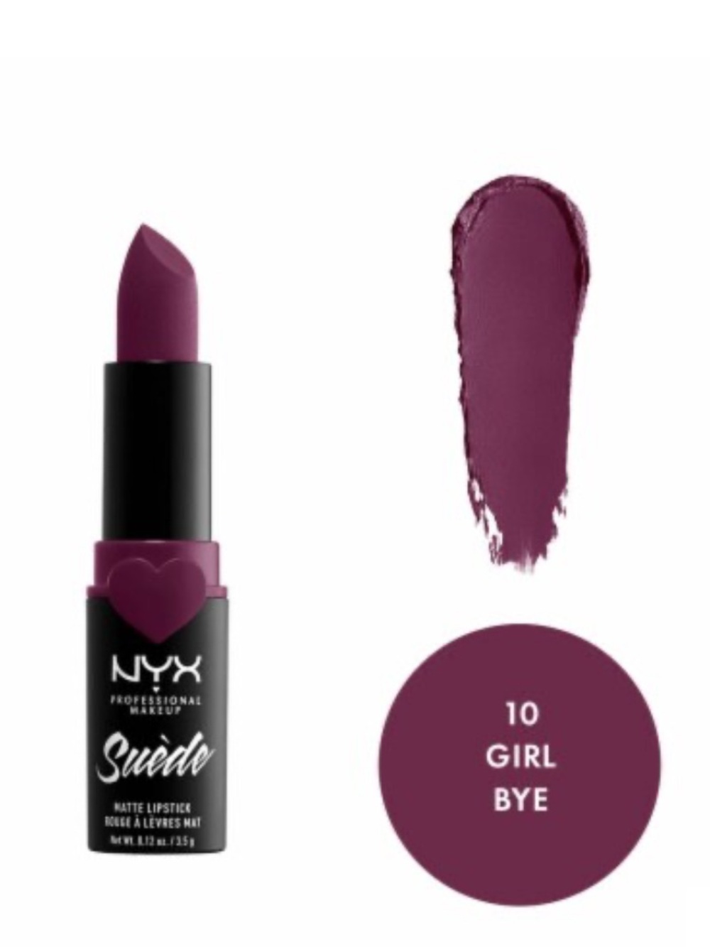 NYX New Suede Matte Lipstick — Girl Bye